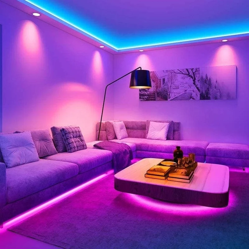 Fleksible LED-lysstrips til stemningsfuld belysning