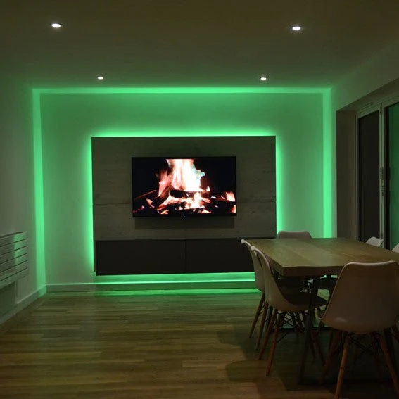 Fleksible LED-lysstrips til stemningsfuld belysning