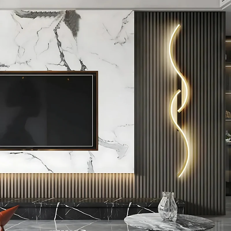 Moderne LED Væglampe med Justerbar Lysstyrke
