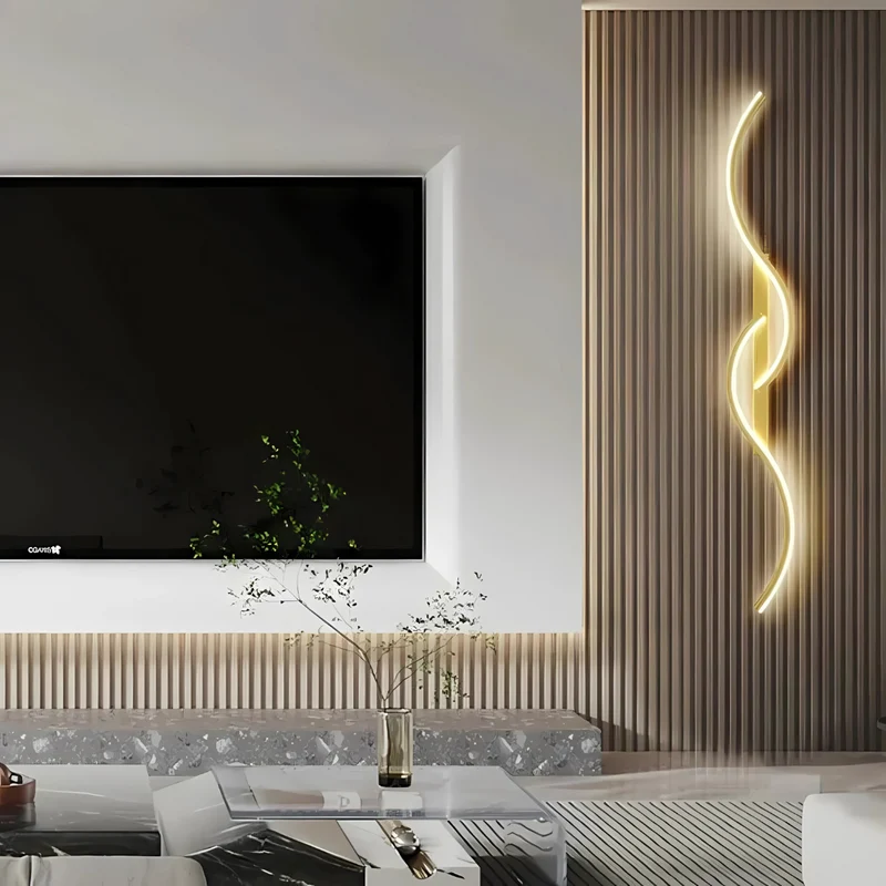 Moderne LED Væglampe med Justerbar Lysstyrke