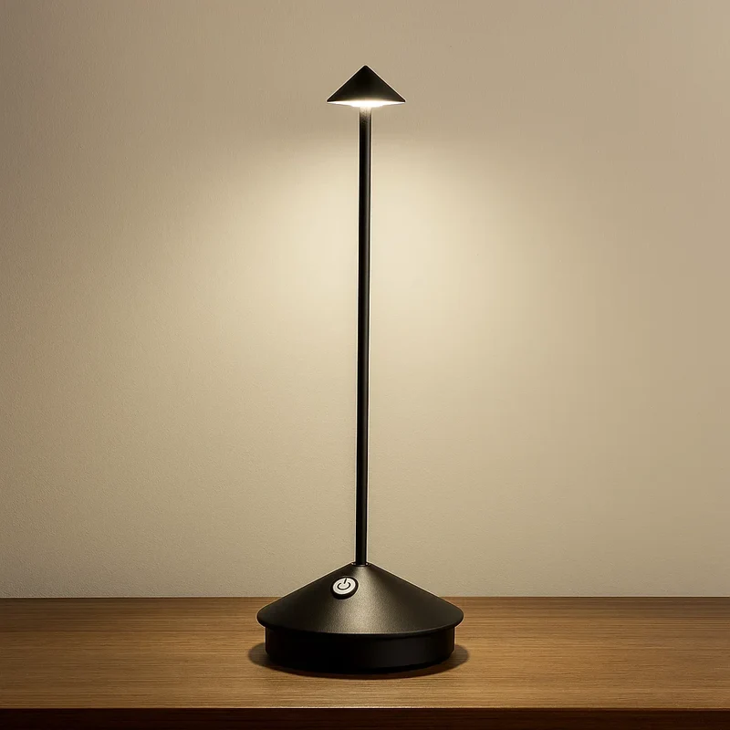 Dæmpbar LED Bordlampe – Vandtæt Elegance til Indendørs & Udendørs