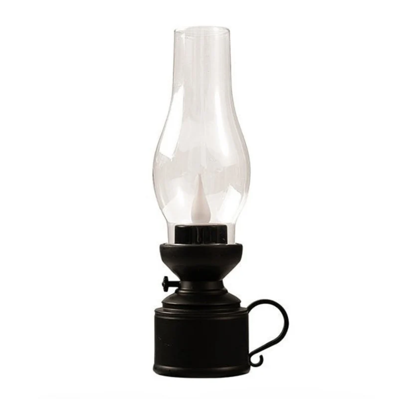 Vintage LED Bordlampe – Skab Hygge og Nostalgisk Stemning