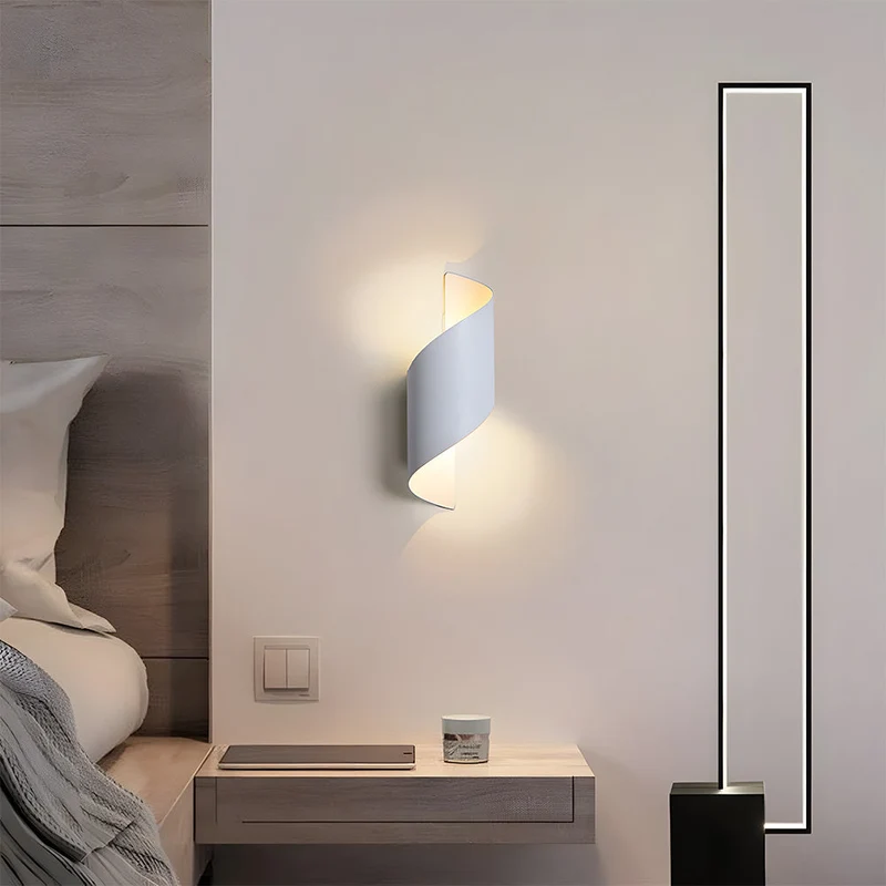 Moderne LED Væglampe i Vandtæt Aluminium Design