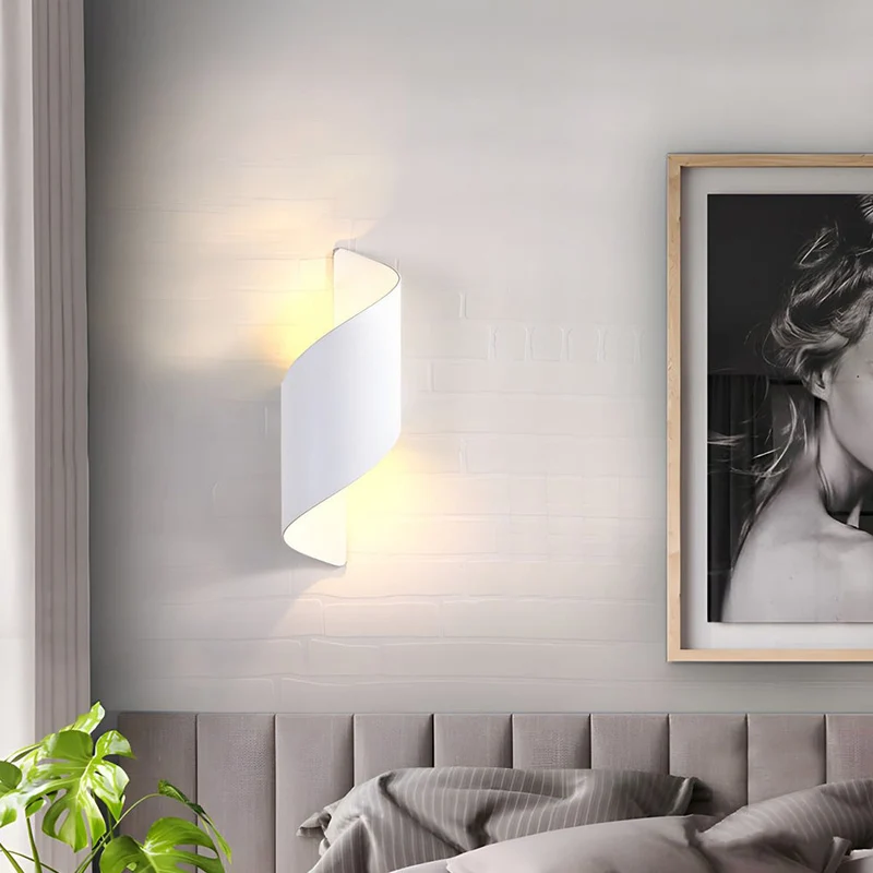 Moderne LED Væglampe i Vandtæt Aluminium Design