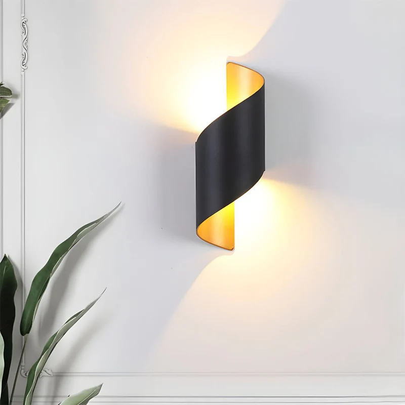 Moderne LED Væglampe i Vandtæt Aluminium Design