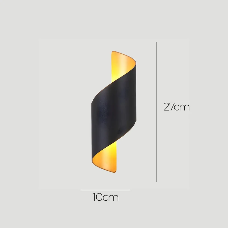 Moderne LED Væglampe i Vandtæt Aluminium Design