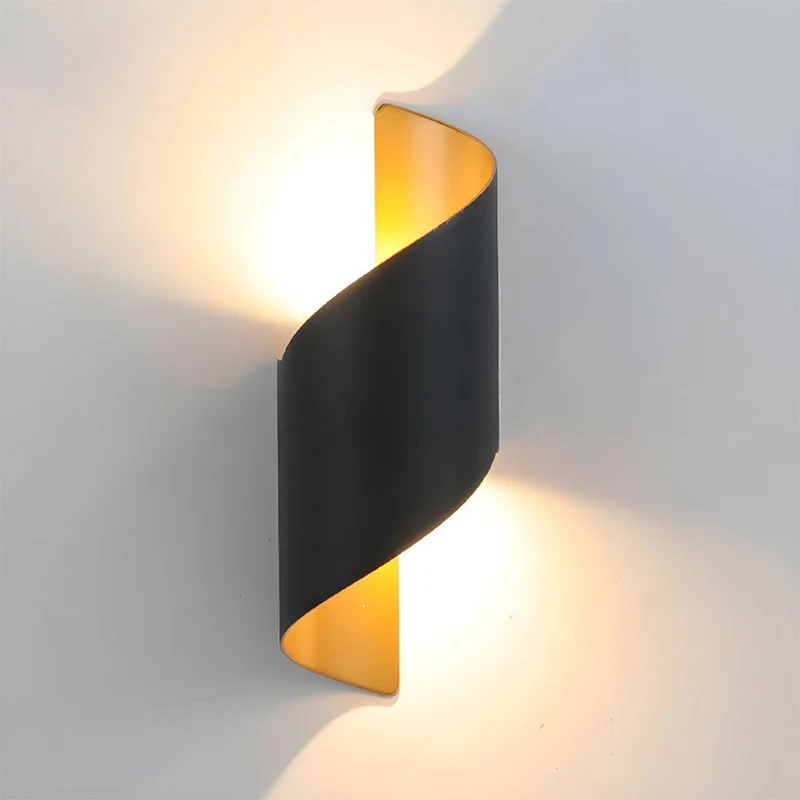 Moderne LED Væglampe i Vandtæt Aluminium Design