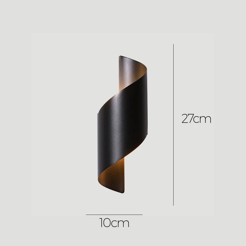 Moderne LED Væglampe i Vandtæt Aluminium Design