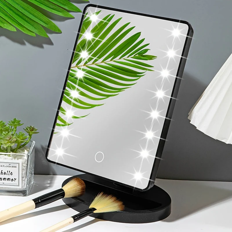 LED Makeup Spejl med Justerbar Touch-Belysning