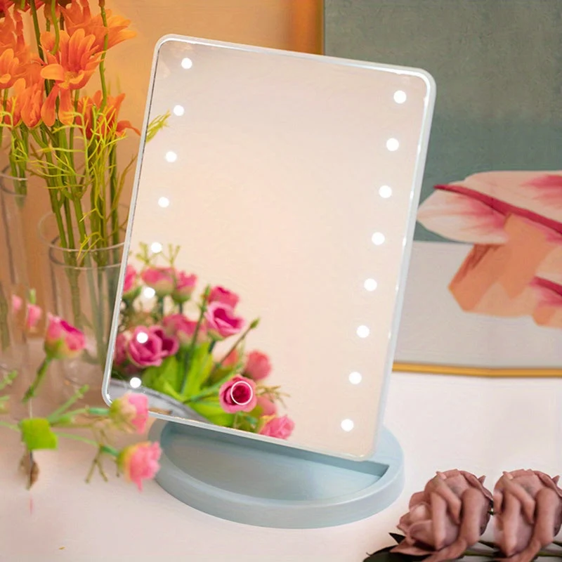 LED Makeup Spejl med Justerbar Touch-Belysning