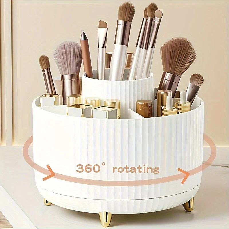 Roterende Makeup Opbevaring - Pladsbesparende og Elegant