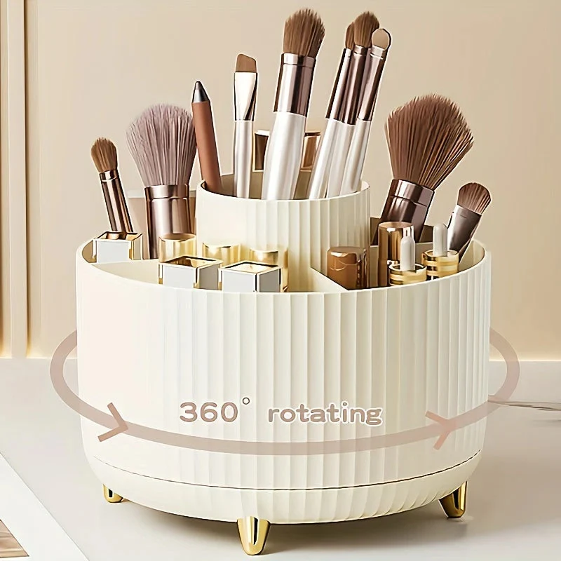 Roterende Makeup Opbevaring - Pladsbesparende og Elegant