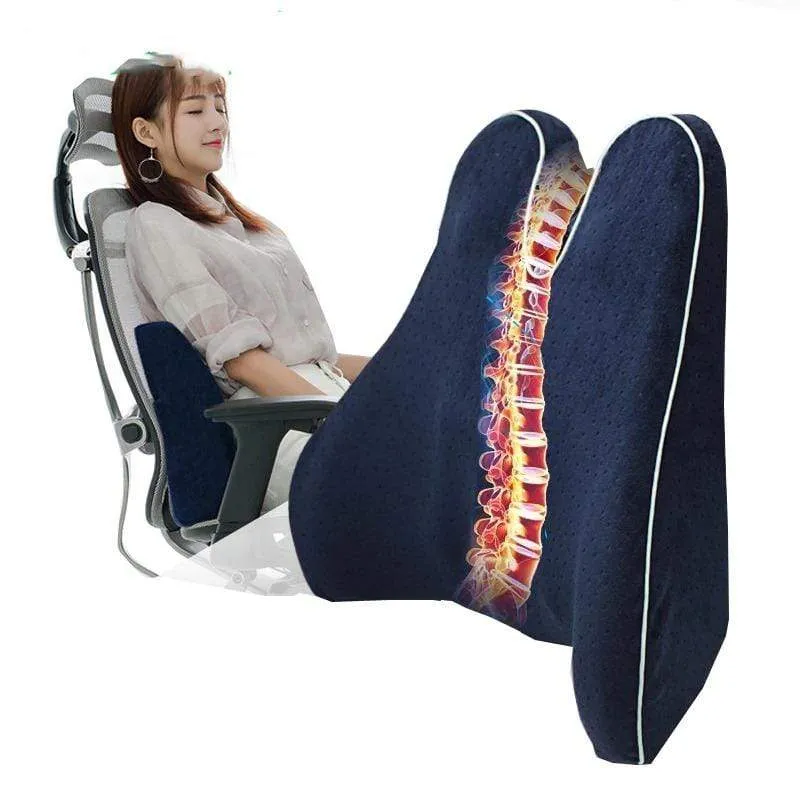 Ergonomisk Lændestøttepude af Memory Foam til Smertefri Sidning