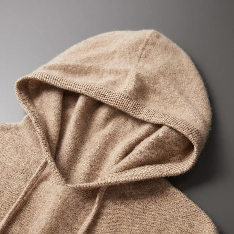 Blød Merinould Hoodie til Mænd - Komfort og Stil