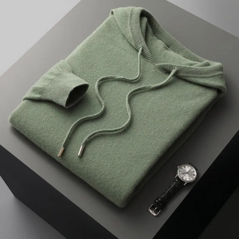 Blød Merinould Hoodie til Mænd - Komfort og Stil