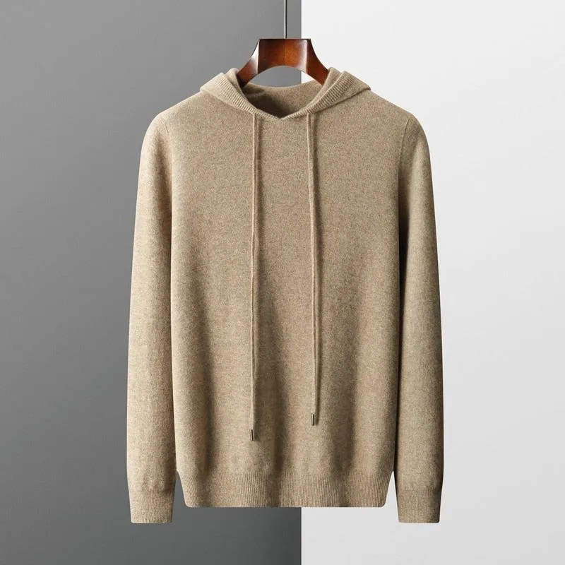 Blød Merinould Hoodie til Mænd - Komfort og Stil