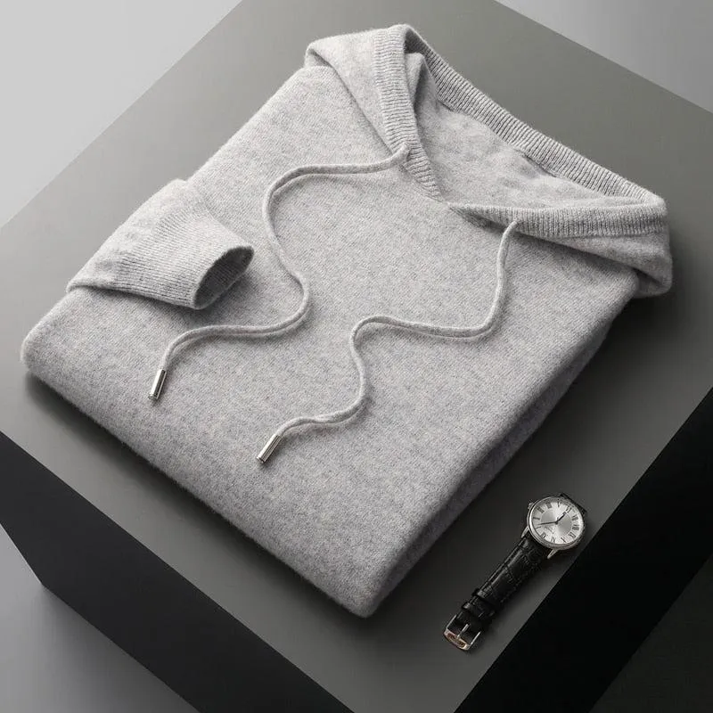Blød Merinould Hoodie til Mænd - Komfort og Stil