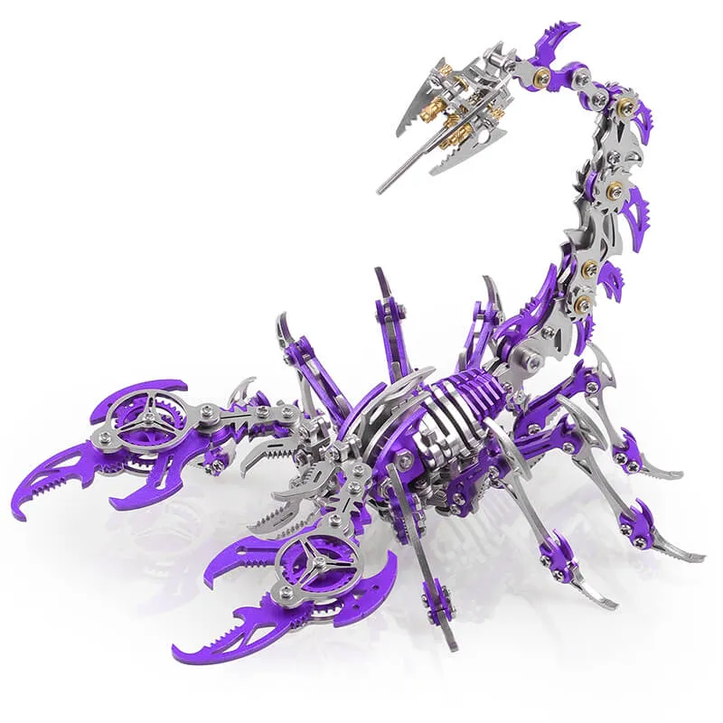 Kreativt Mekanisk Skorpion Modelkit i Stål til Hjemmet