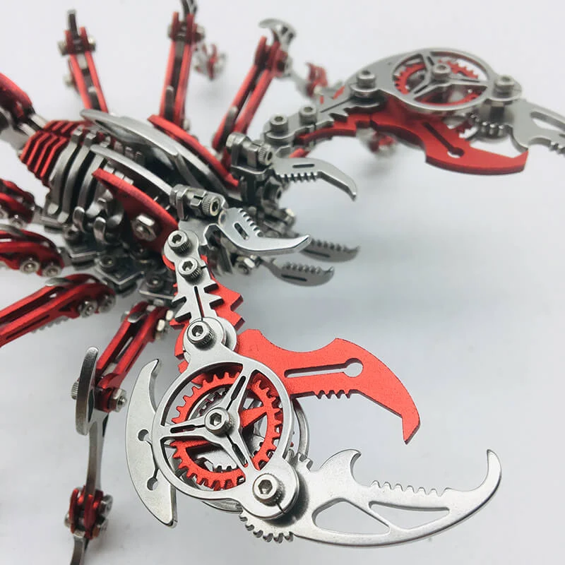 Kreativt Mekanisk Skorpion Modelkit i Stål til Hjemmet