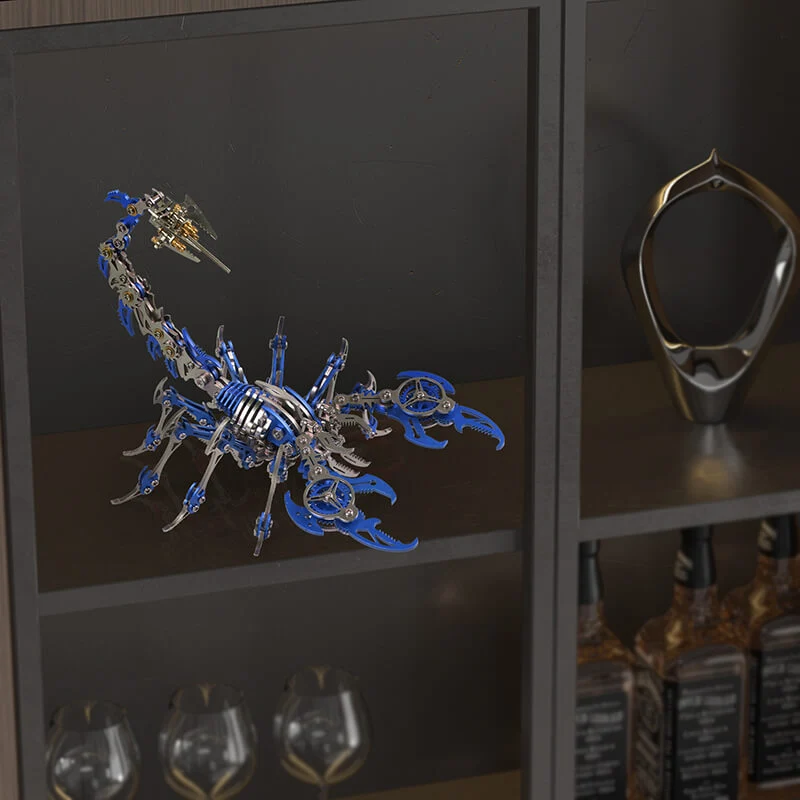 Kreativt Mekanisk Skorpion Modelkit i Stål til Hjemmet