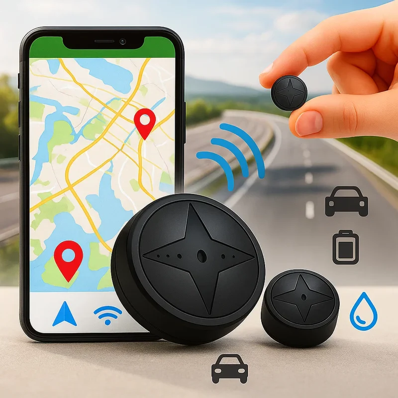 Diskret GPS Tracker til Biler med Magnetisk Montering
