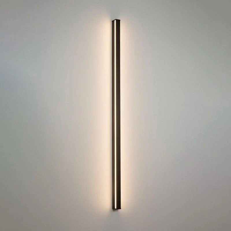 Elegant LED Væglampe i Sort - Stilfuld og Energibesparende