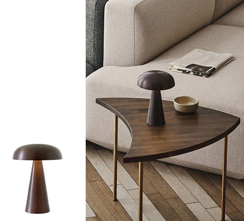 Stilfuld LED Natbordslampe med Justerbar Lysstyrke