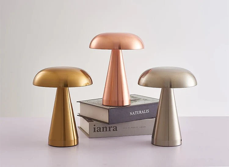 Stilfuld LED Natbordslampe med Justerbar Lysstyrke