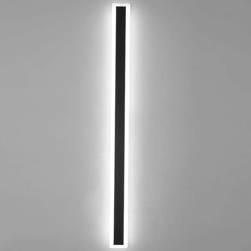 Elegant LED Væglampe med Slank Design og IP65 Vandbeskyttelse