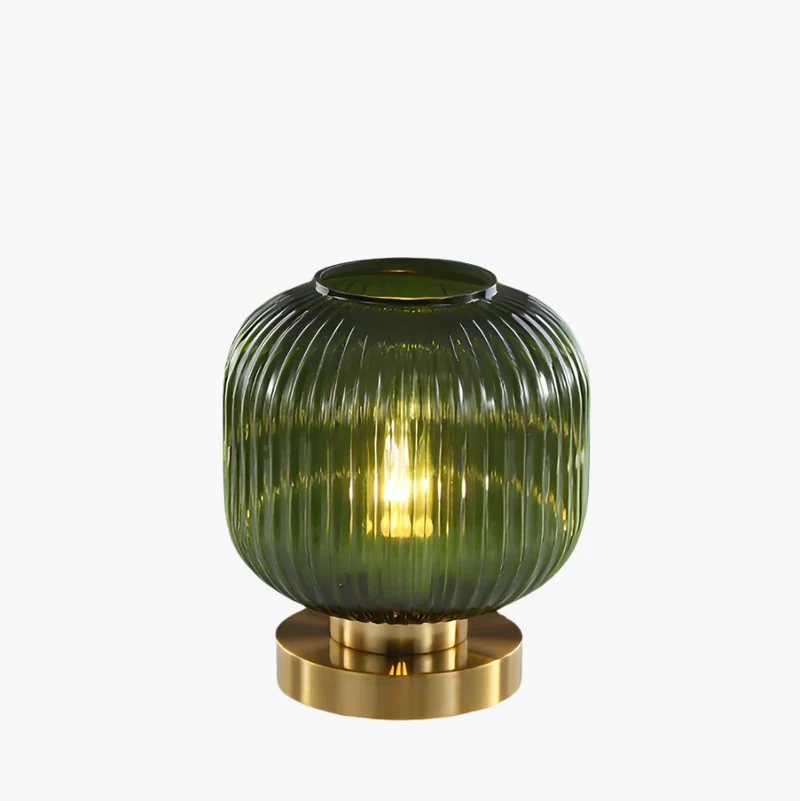 Moderne Bordlampe med Glaslampe for Stilfuldt Hjem