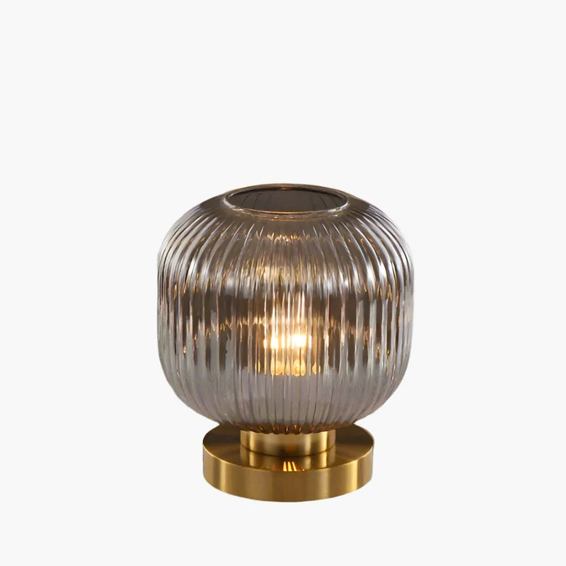 Moderne Bordlampe med Glaslampe for Stilfuldt Hjem