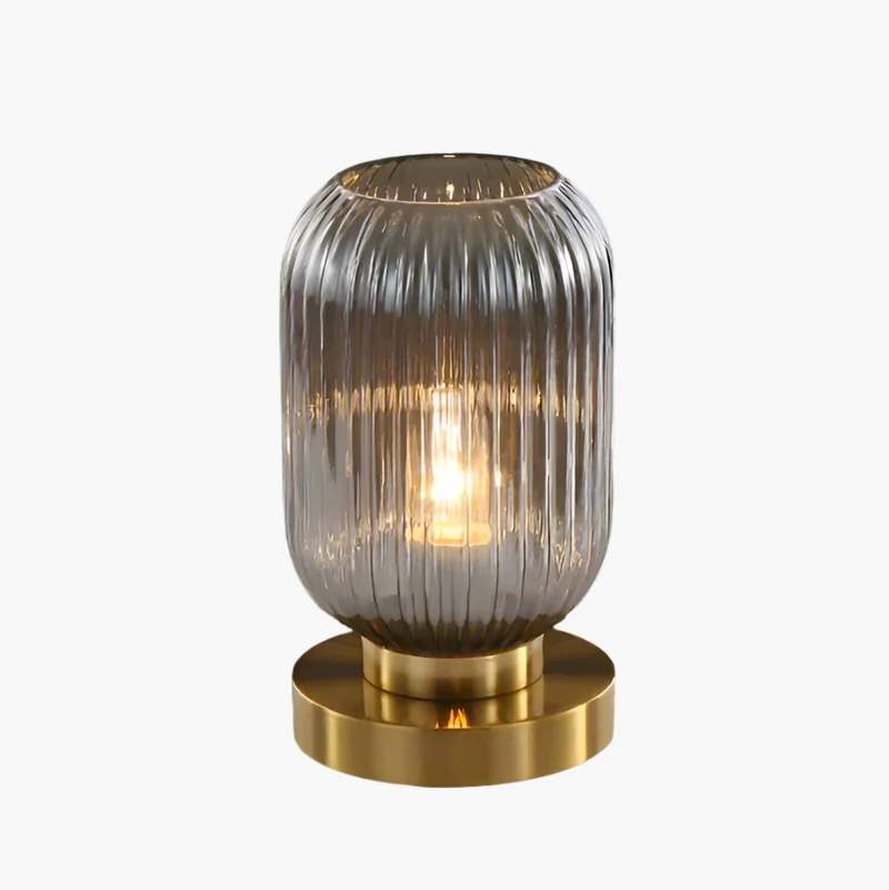Moderne Bordlampe med Glaslampe for Stilfuldt Hjem