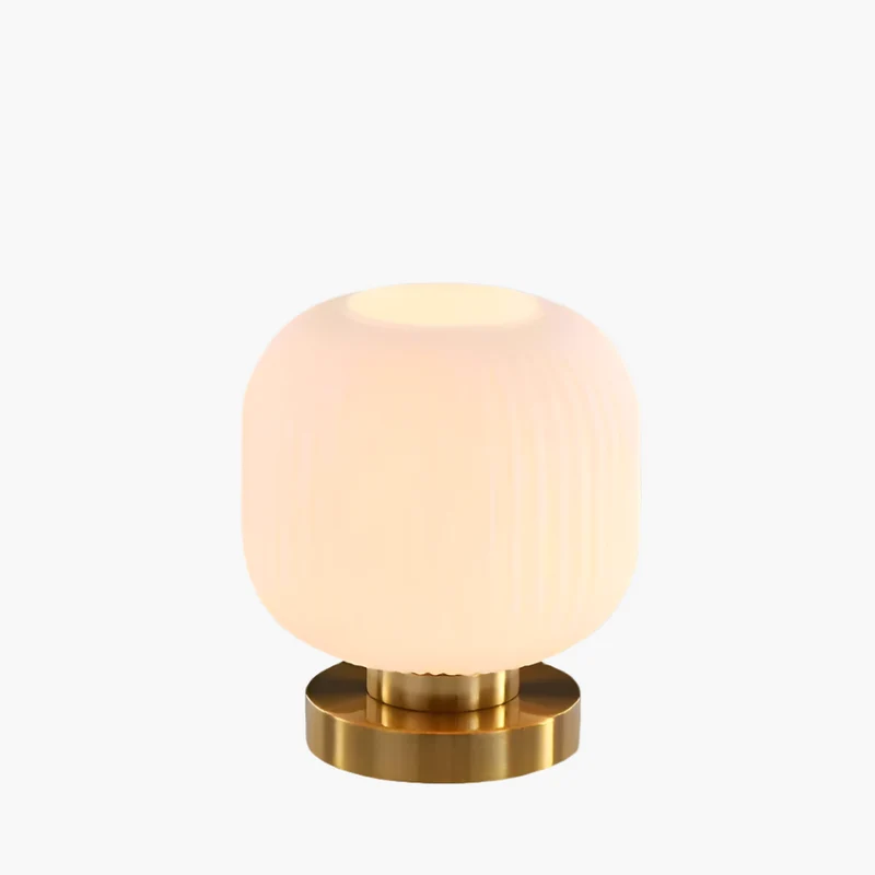 Moderne Bordlampe med Glaslampe for Stilfuldt Hjem