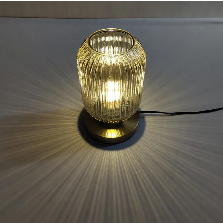 Moderne Bordlampe med Glaslampe for Stilfuldt Hjem