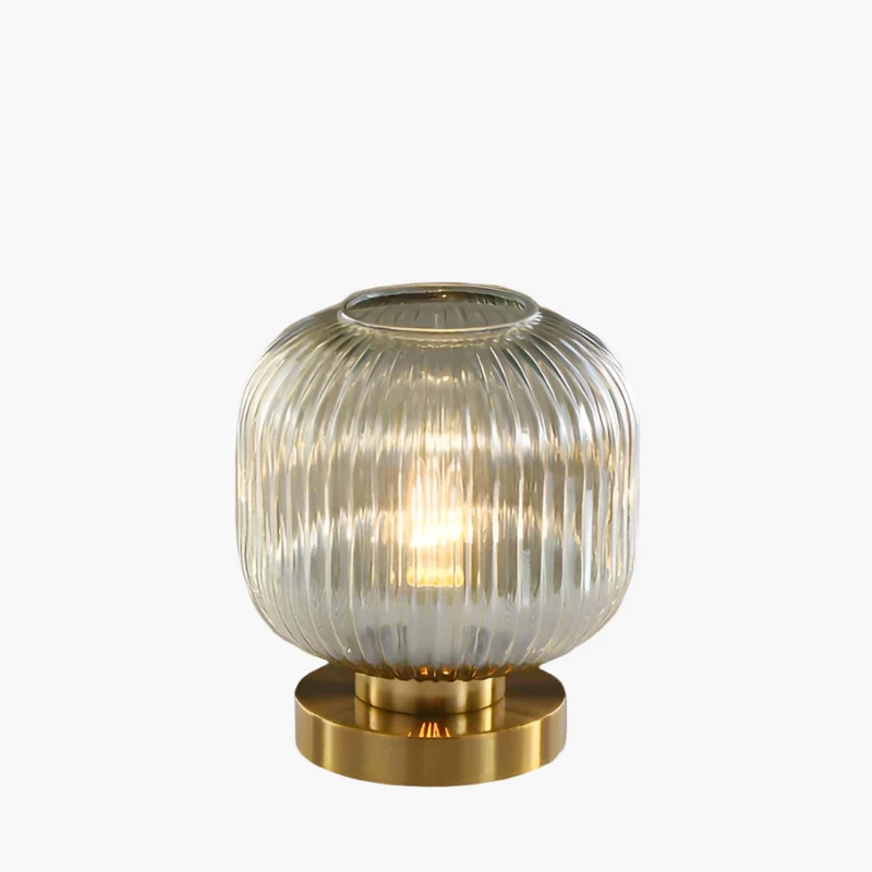 Moderne Bordlampe med Glaslampe for Stilfuldt Hjem