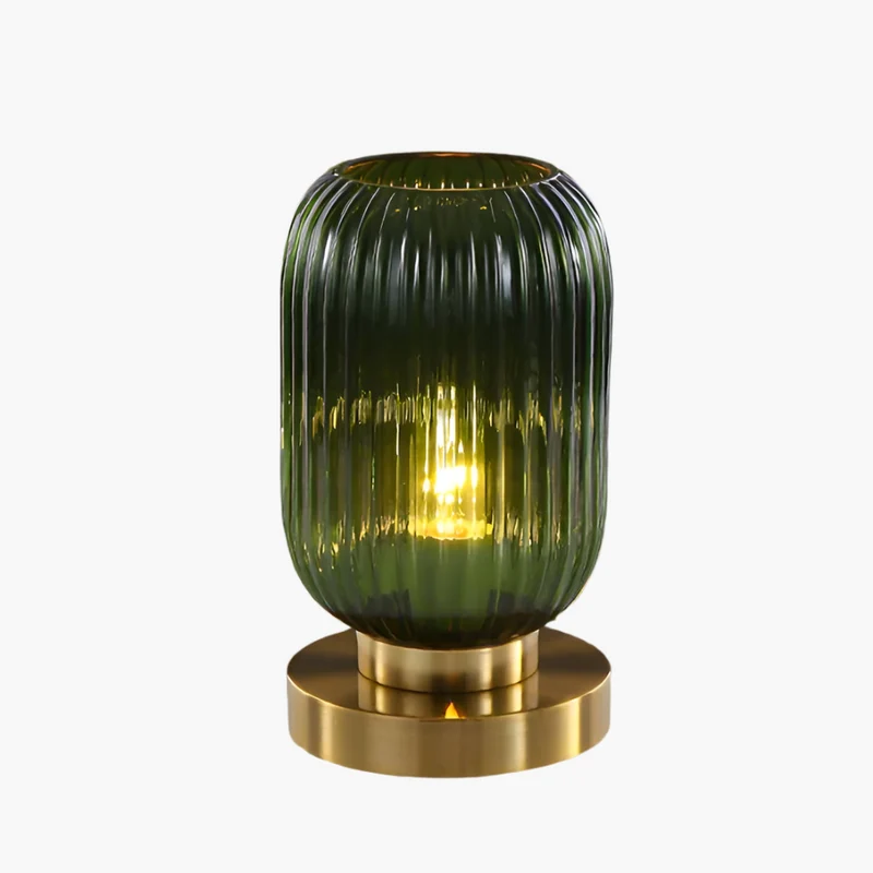 Moderne Bordlampe med Glaslampe for Stilfuldt Hjem