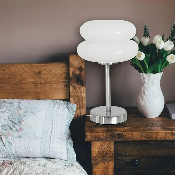 Trådløs LED Bordlampe med Justerbar Lysstyrke