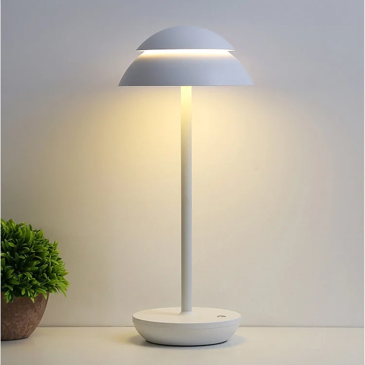 Trådløs Bordlampe med Dæmpbar Varm LED og Lang Batteritid
