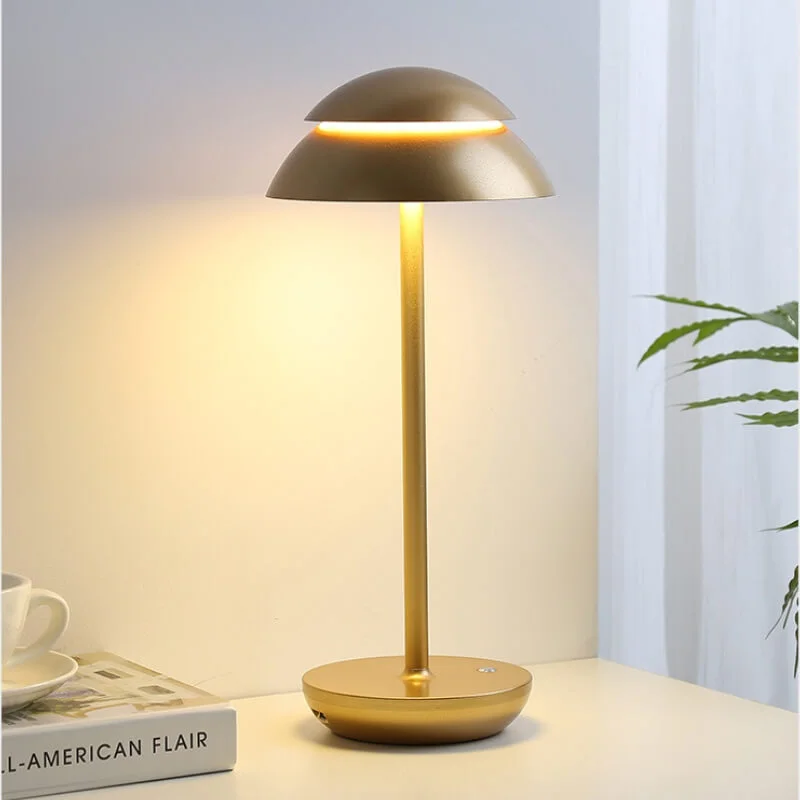Trådløs Bordlampe med Dæmpbar Varm LED og Lang Batteritid