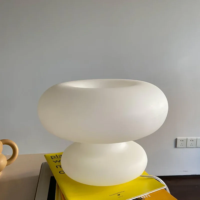 Bordlampe i Mat Glas med Hyggebelysning