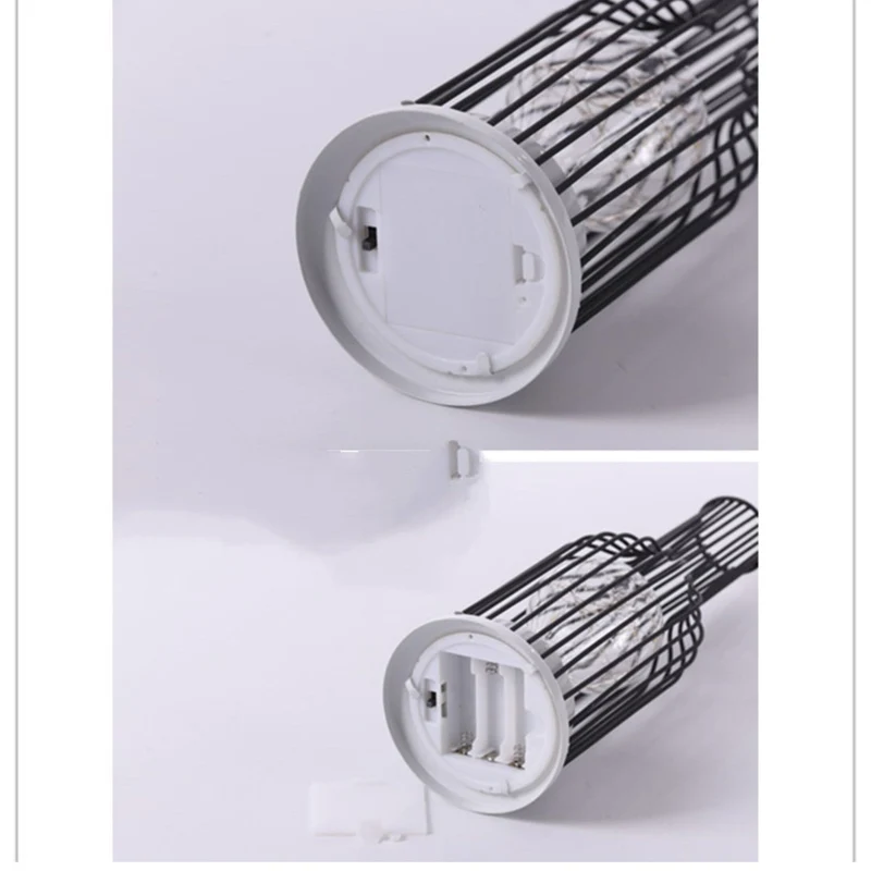 Elegant Sort Bordlampe i Metal til Moderne Indretning
