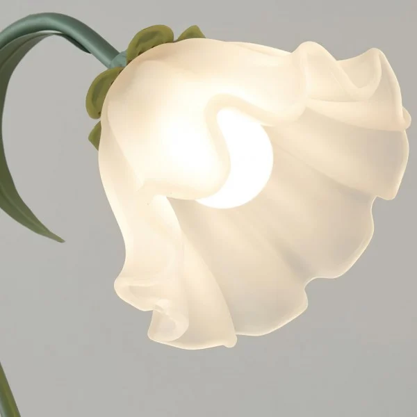 Blomstrende Vintage Bordlampe - Justerbar Elegance