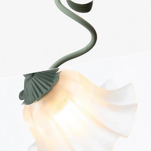 Blomstrende Vintage Bordlampe - Justerbar Elegance