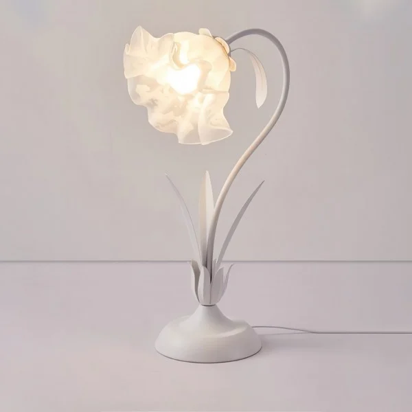 Blomstrende Vintage Bordlampe - Justerbar Elegance