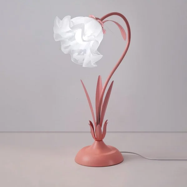 Blomstrende Vintage Bordlampe - Justerbar Elegance