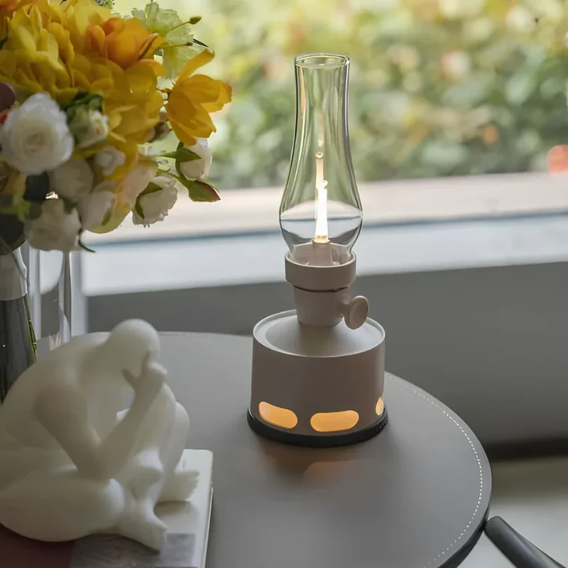 Elegant Vintage LED Lanterne med Langvarig Belysning
