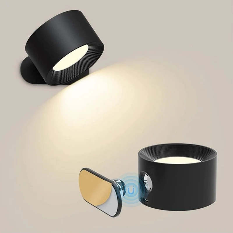Trådløs Vægmonteret LED-Lampe med Justerbar Lysstyrke