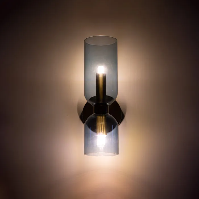 Elegant Væglampe i Glas & Metal - Skab Hygge i Hjemmet