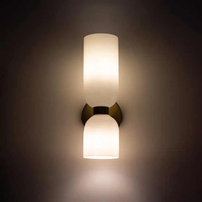 Elegant Væglampe i Glas & Metal - Skab Hygge i Hjemmet