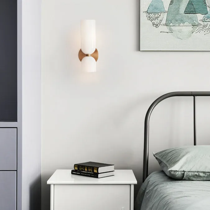 Elegant Væglampe i Glas & Metal - Skab Hygge i Hjemmet